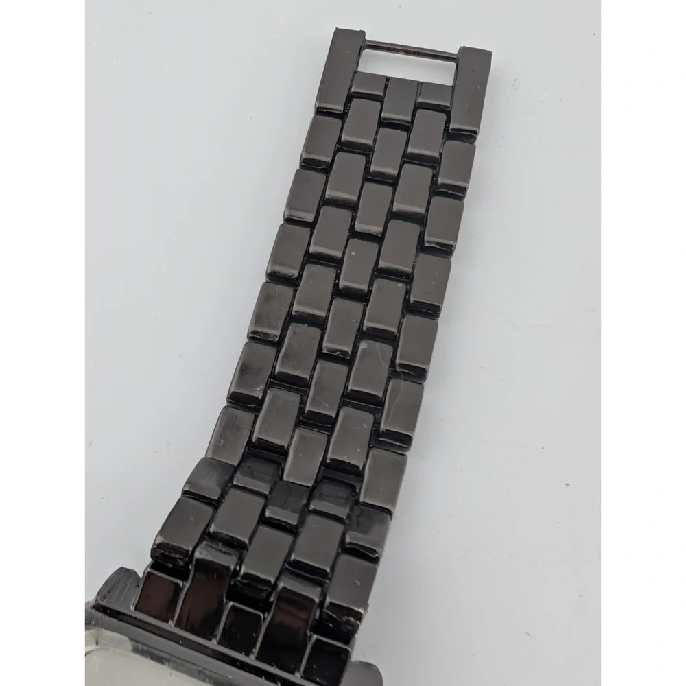 NY&C Watch Women 31mm Case Crystal Bezel Black 7